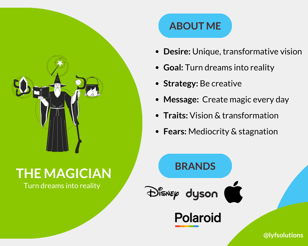 The Magician brand archetype